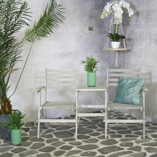 New York hardhouten opvouwbare têtê-à-têtê