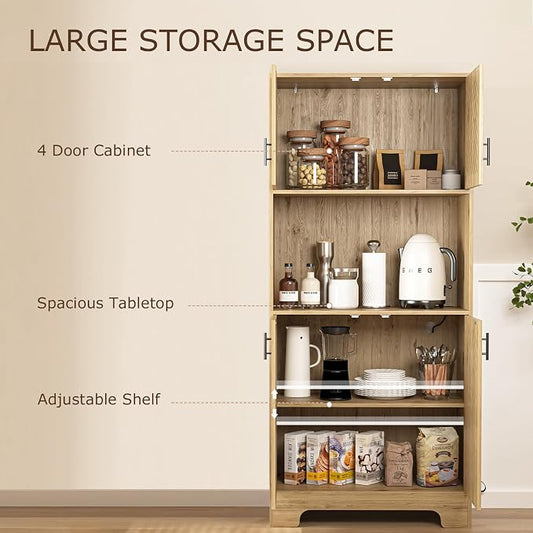 Mason – Landelijke Keukenkast met Oplaadstation – 180 cm