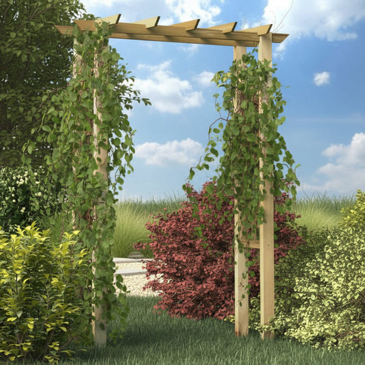 Rozenboog 150X60X204 Cm Geïmpregneerd Hout