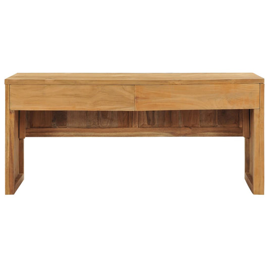 Tv-Meubel 100X35X45 Cm Massief Teakhout