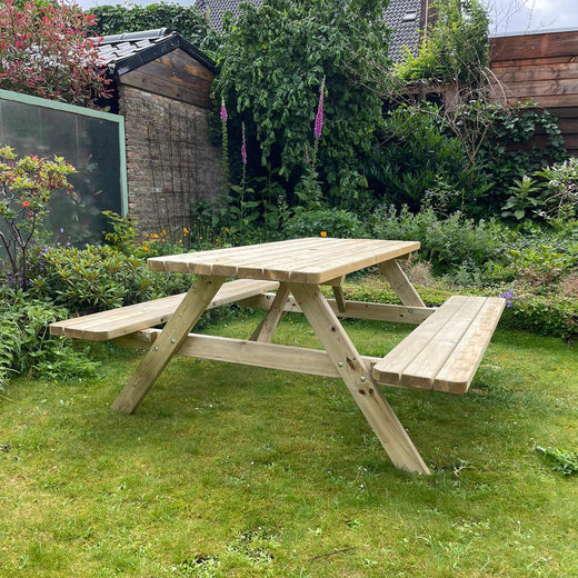 Picknicktafel 180 cm KING ® / 4 cm plankdikte