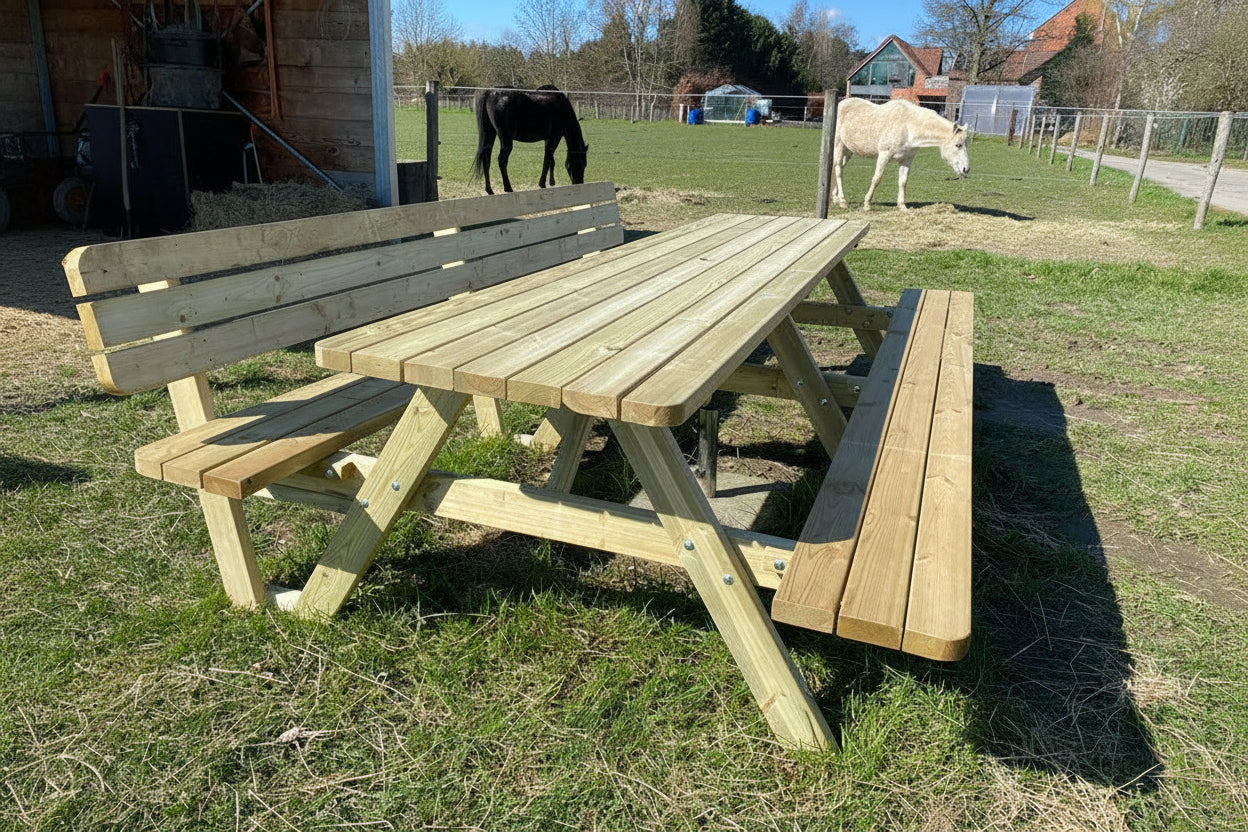 Extra comfort met een 300 cm lange rugleuning