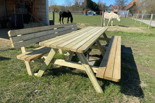 Extra comfort met een 300 cm lange rugleuning