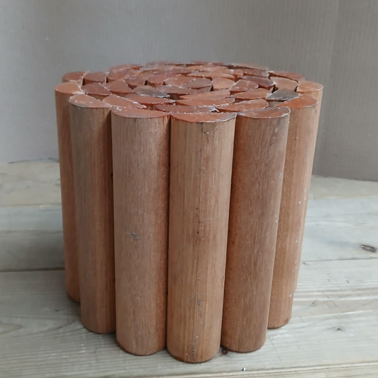 Hardhouten Rolborder 180 cm x 20 cm