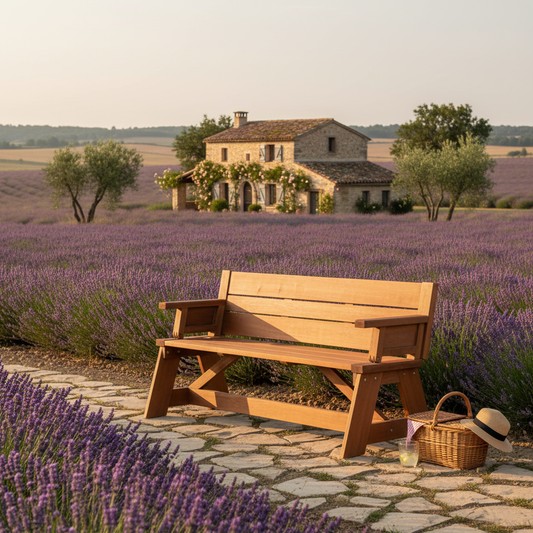 Europees platteland setting