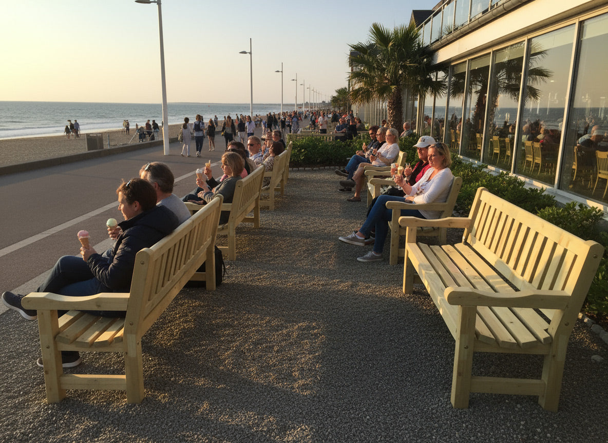 Gartenbank 200 cm Luxus KING ® George