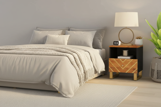 Gezellige moderne slaapkamer