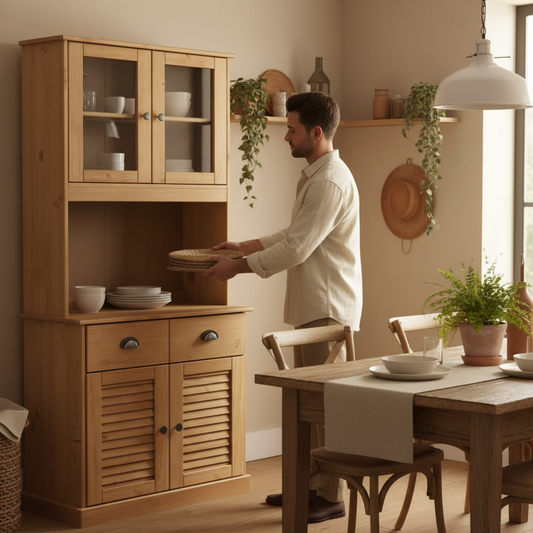 Hoge Kast Naturel – Landelijke sfeer