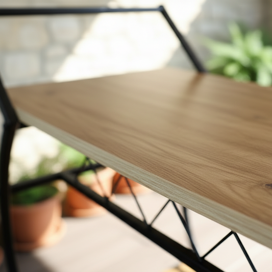 Houten planken detail horizontaal