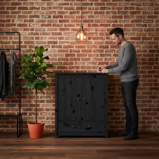 Industrial Loft Entryway
