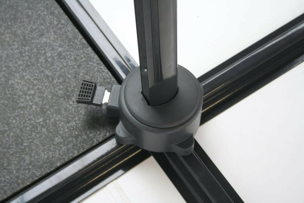 Parasol Honolulu antraciet Ø 3m.