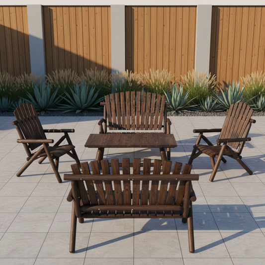 Loungeset golden hour 2 banken 2 stoelen