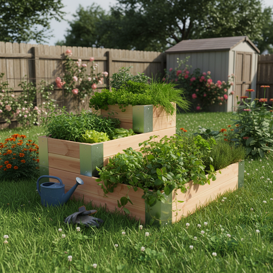 Minigarden in achtertuin