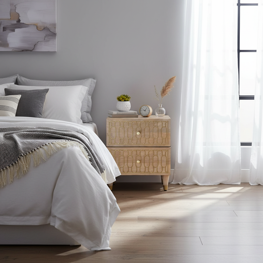 Nachtkastje in moderne kamer