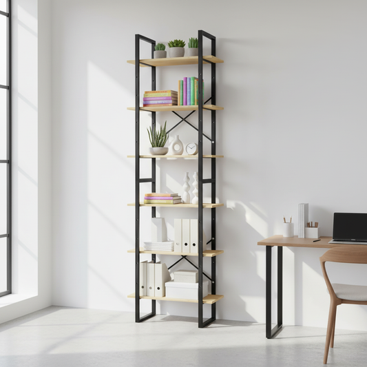 Opbergrek licht hout 210cm kantoor