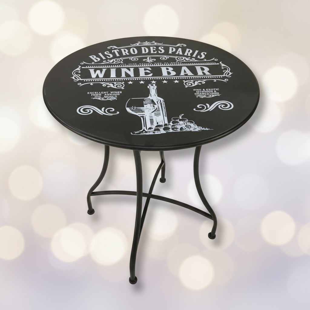 Bistro de Paris black table