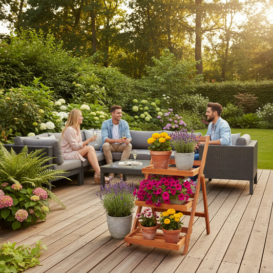 Plantenstandaard tuin lounge