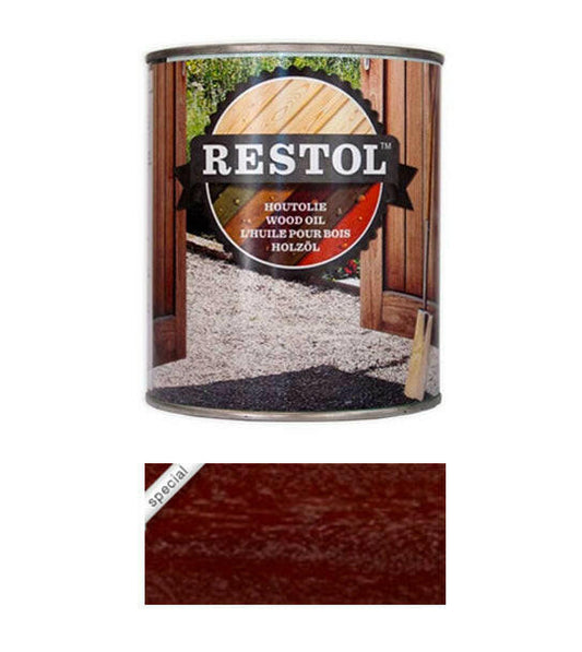 RESTOL ACEITE PARA MADERA MADERA DURA MARRÓN (1 litro)