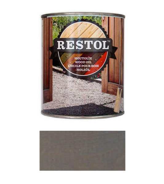 ACEITE PARA MADERA RESTOL GRIS CLARO (1 litro)
