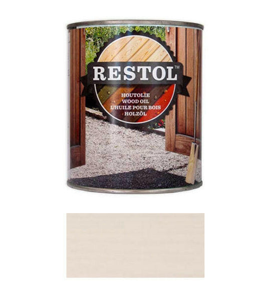ACEITE PARA MADERA RESTOL PERLA BLANCA (1 litro)
