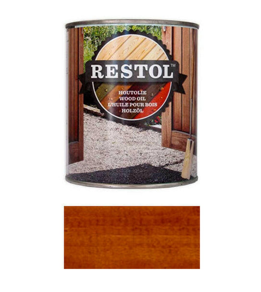 ACEITE DE MADERA RESTOL MARRÓN ROJO (1 litro)