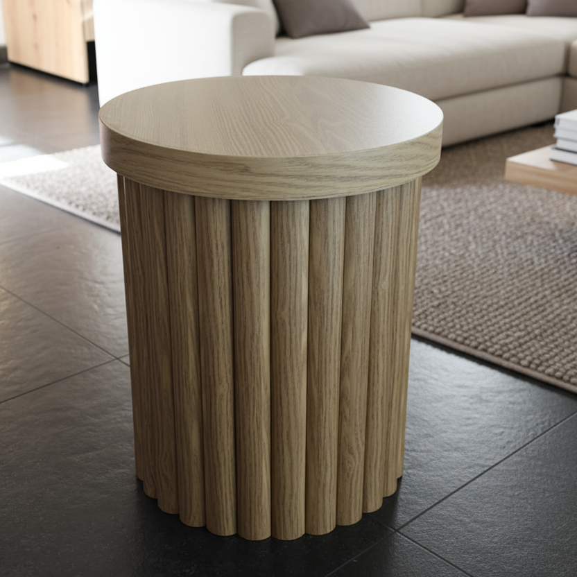 Ronde bijzettafel Ø40 × 48 cm