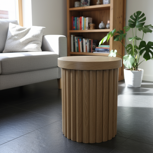 Table d'appoint ronde Ø40 × 48 cm