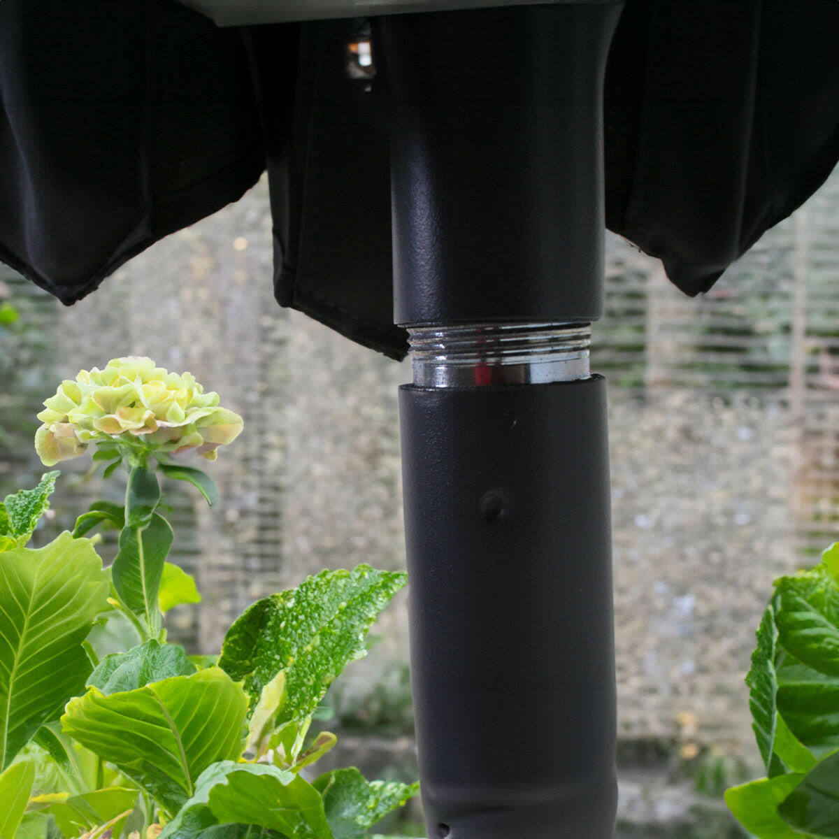 Parasol Salou antraciet, Ø3m.