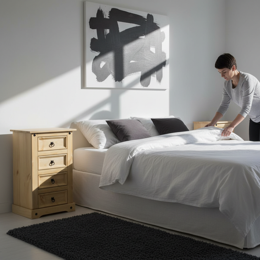 Scandinavische slaapkamer