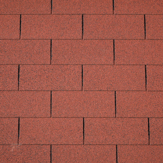 Dakshingles recht rood