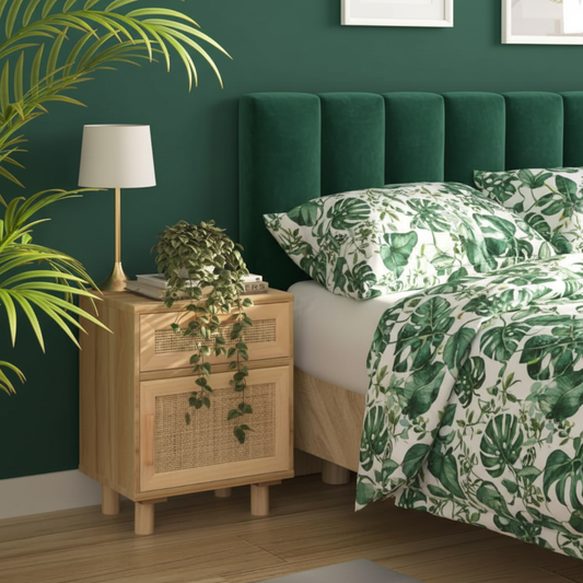 Smaragd groen omgeving