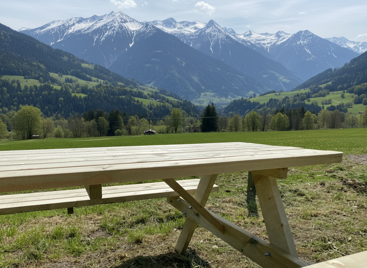 SMART picknicktafel 180 cm KING ® ZOMERSTUNT – Vuren – foto 8