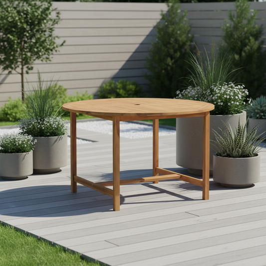 Teak tuintafel Scandinavisch