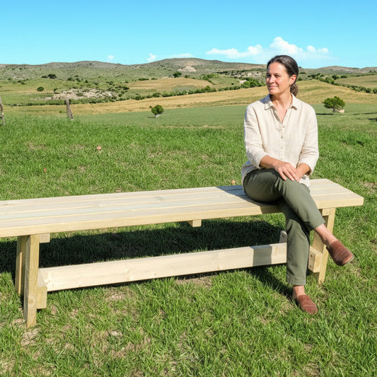 Tuinbank voor volwassenen 180 cm - tweede keuze