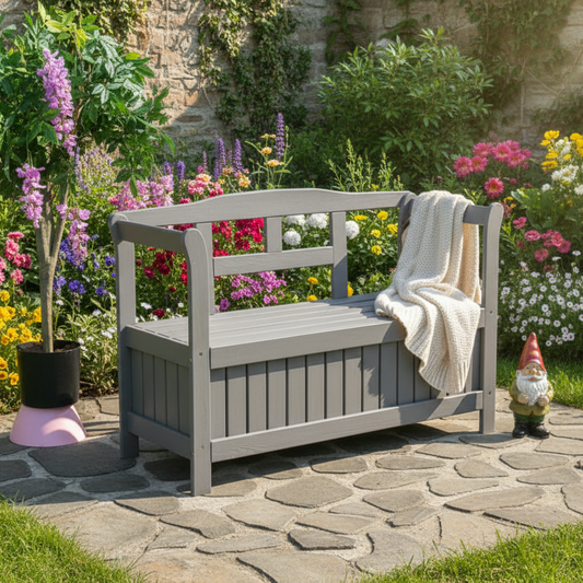Banco de jardín Yinke - Gris - Segunda elección