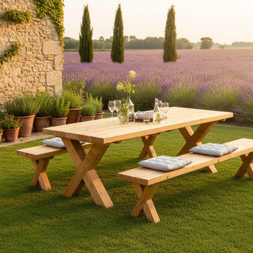 Tuintafelset Xavi Provence Frankrijk