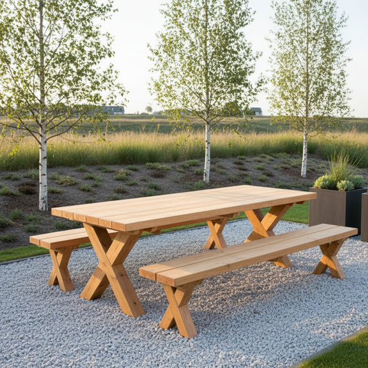 Tuintafelset Xavi Zweden