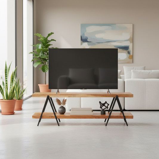 TV-meubel in moderne minimalistische woonkamer