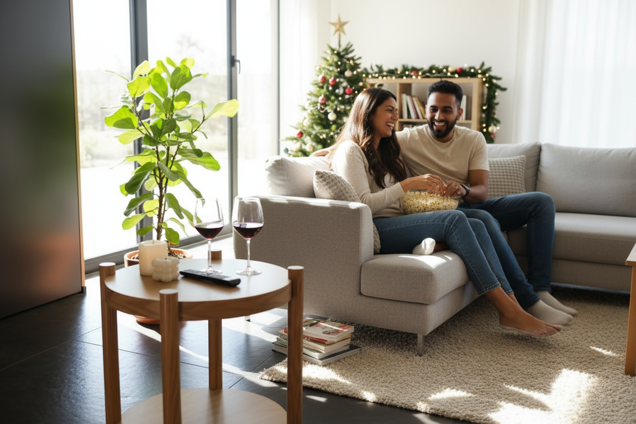 Zuid-Aziatisch stel op bank 18 dec 12:38