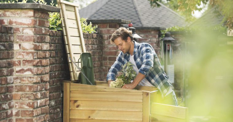 Stockage en conteneur individuel - bois de pin - traité