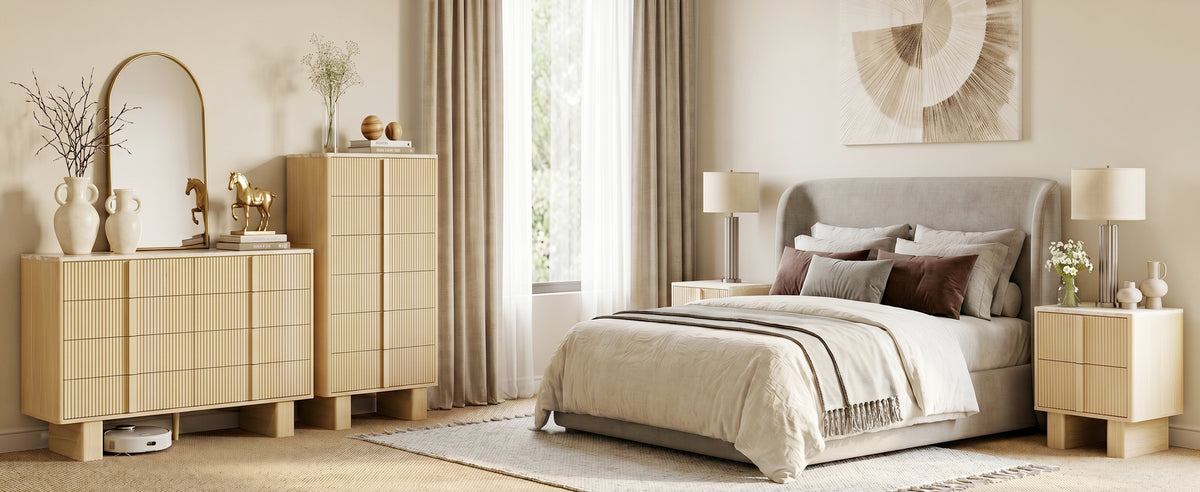 CURVE XL 8-Drawer Dresser – 120 cm Wide