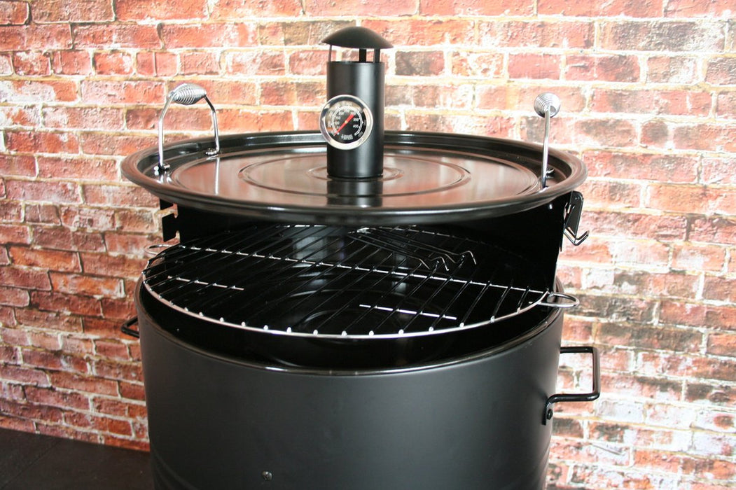 SensLine | Barrel Barbecue XL | Gepoedercoat Metaal | 53x50x103 cm
