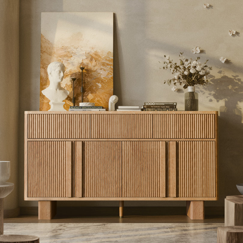 Elora – Luxe Sideboard mit 3 Schubladen & 4 Türen – 160 cm