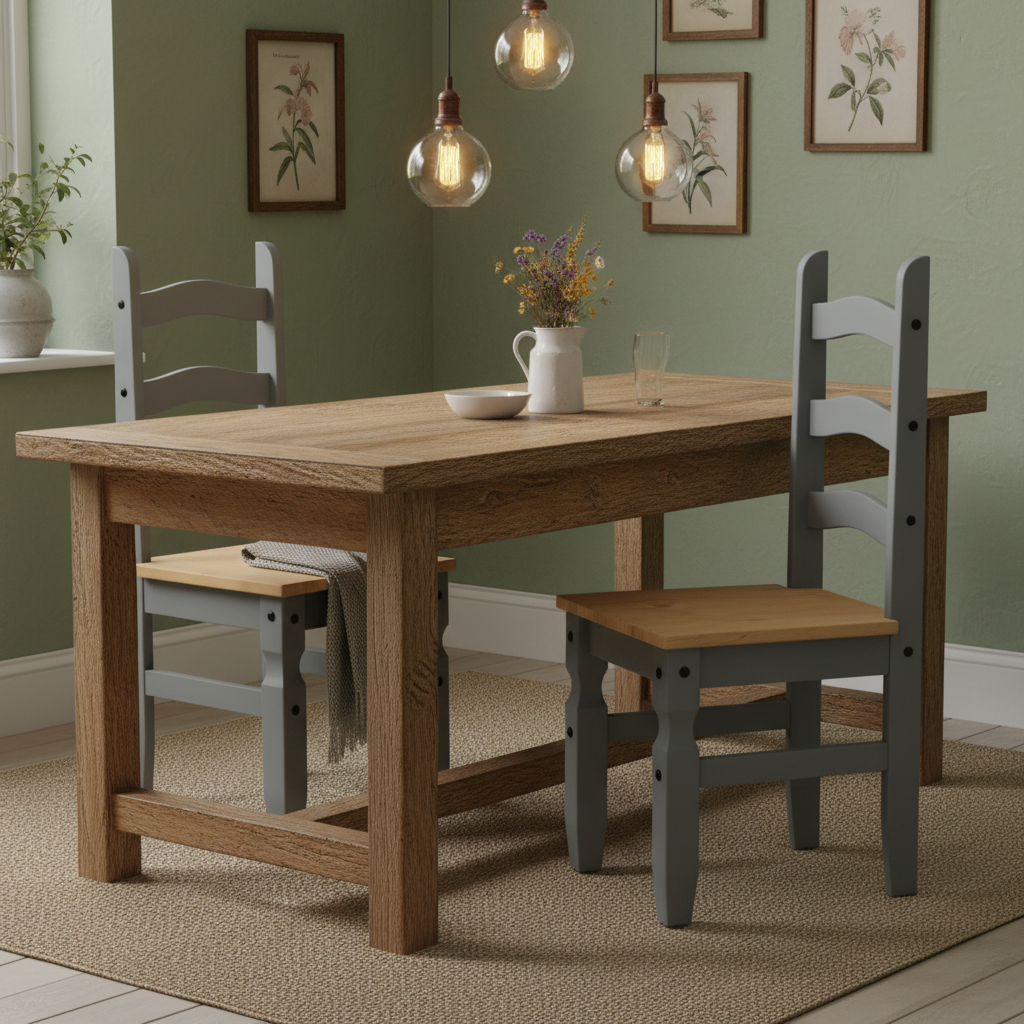 2 chairs cottage dining