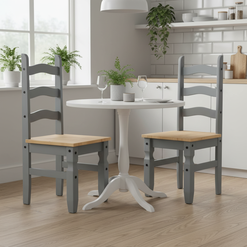 2 chairs Scandinavian kitchen