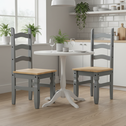 2 chairs Scandinavian kitchen