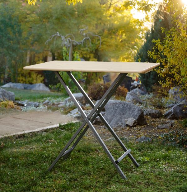 Table pliante 120 cm x 80 cm - 2e choix