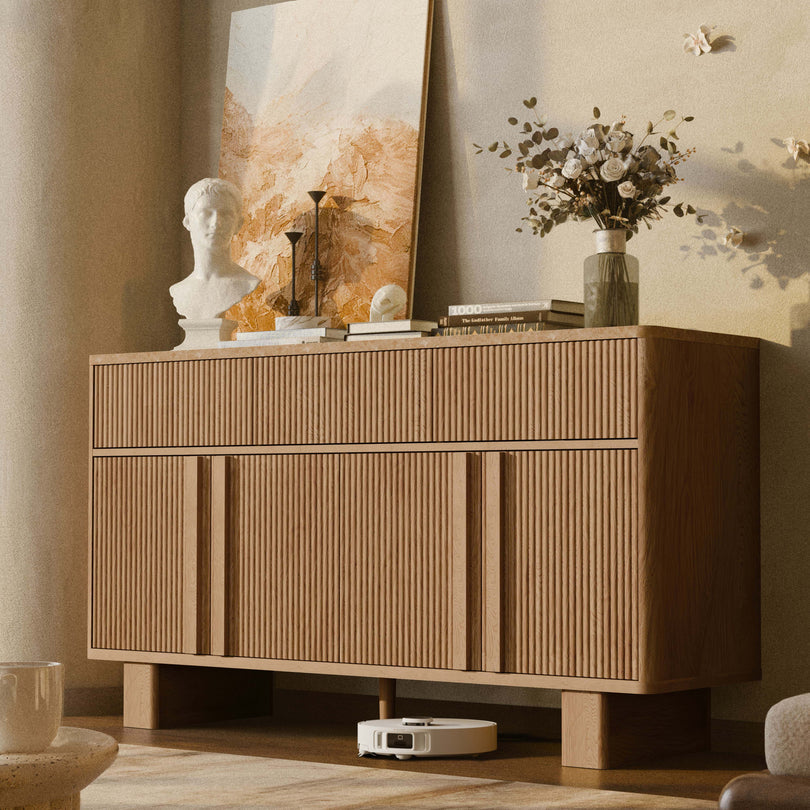 Modernes Sideboard Dena mit Stauraum – 140 cm breit