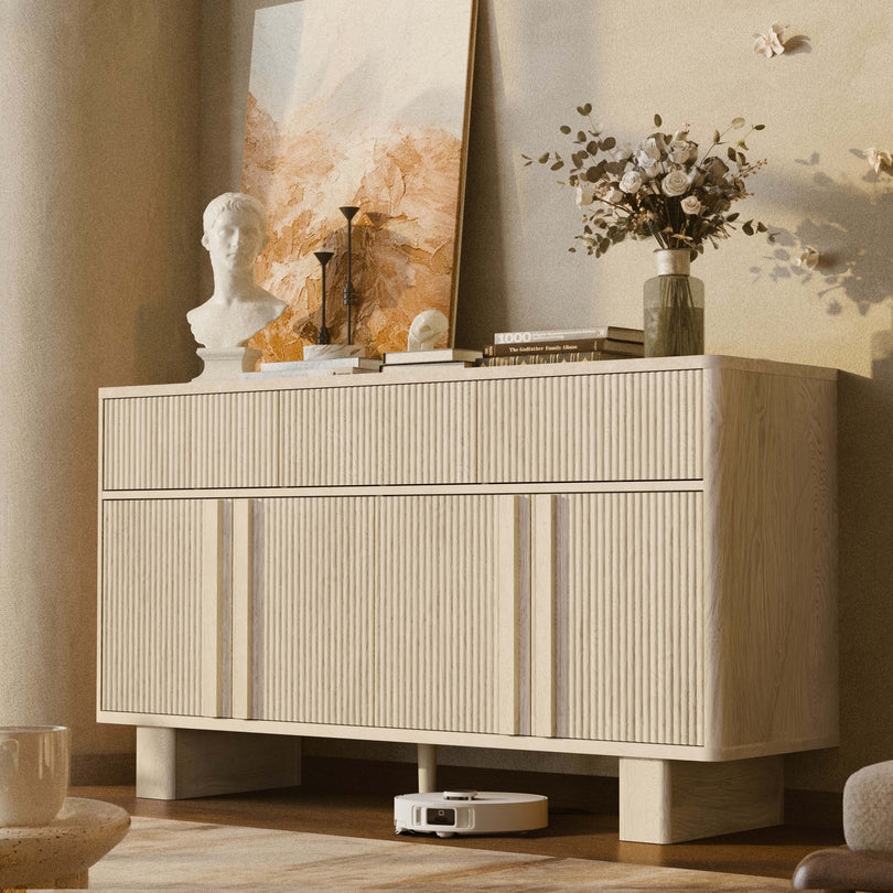 Modernes Sideboard Dena mit Stauraum – 140 cm breit