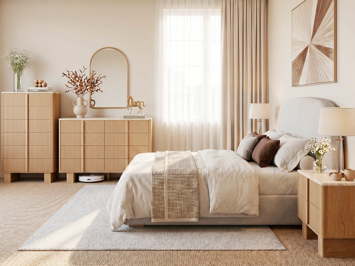 CURVE XL 8-Drawer Dresser – 120 cm Wide